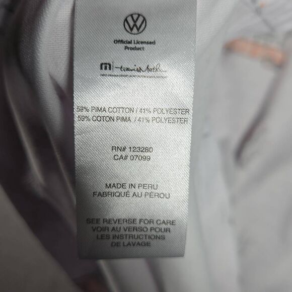 Travis Mathew Polo Shirt Men’s Size 2xl White VW Bus Summer Desert - Picture 10 of 11